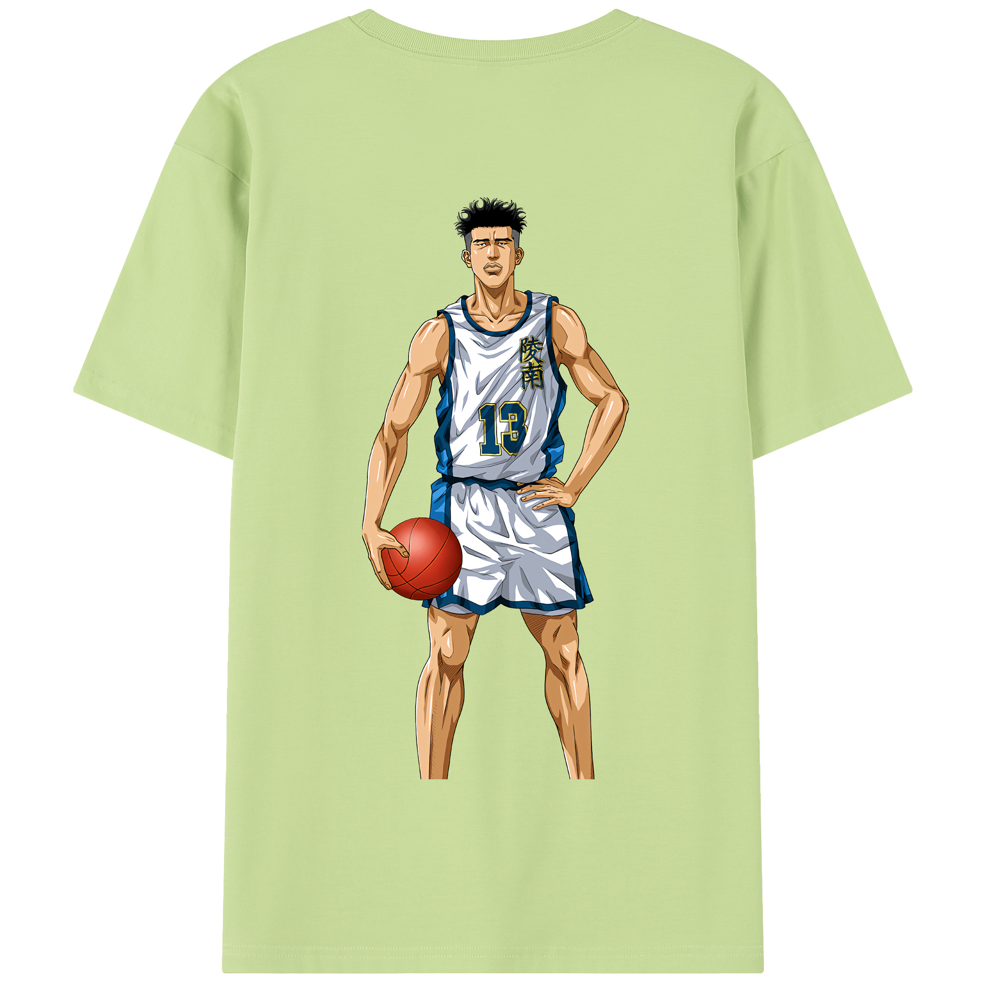 SLAM DUNK／スラムダンク 綿100％半袖Tシャツ（背面プリント）